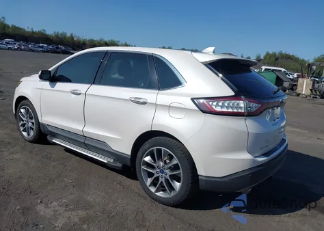 2015 Ford Edge Titanium from USA, damaged, VIN 2FMTK4K99FBB75859